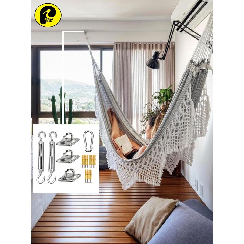 Jual besi dinding untuk hammock ayunan Rigging Sunshade 5mm - CB301 ...
