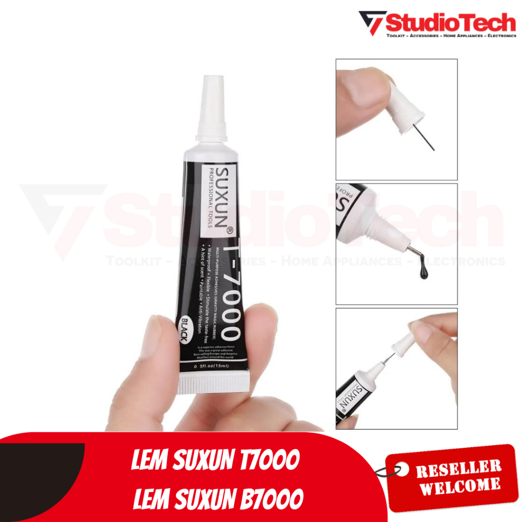 Jual LEM LCD TOUCHSCREEN SUXUN T7000 B7000 HITAM BENING 15ML KUALITAS ...