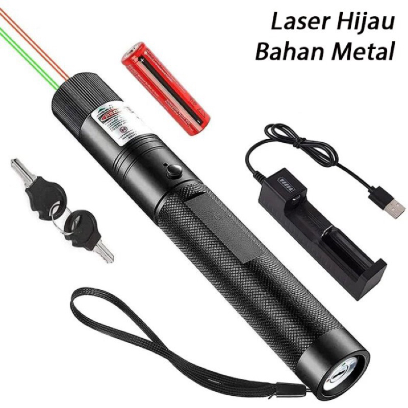 Jual Super Power Laser Pointer Green Beam (Bahan metal) | Shopee Indonesia