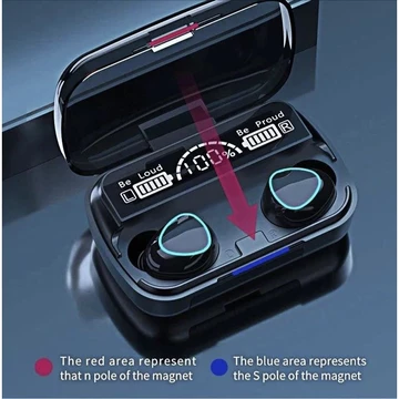 HEADSET BLUETOOTH M10 F9 Powerbank 3500mAh Earphone Headset Wireless Bluetooth Full Bass Stereo