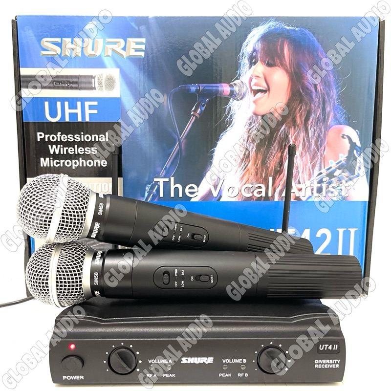 Jual Mic wireless Shur UT 42 ll Handheld 2bh Microphone Genggam