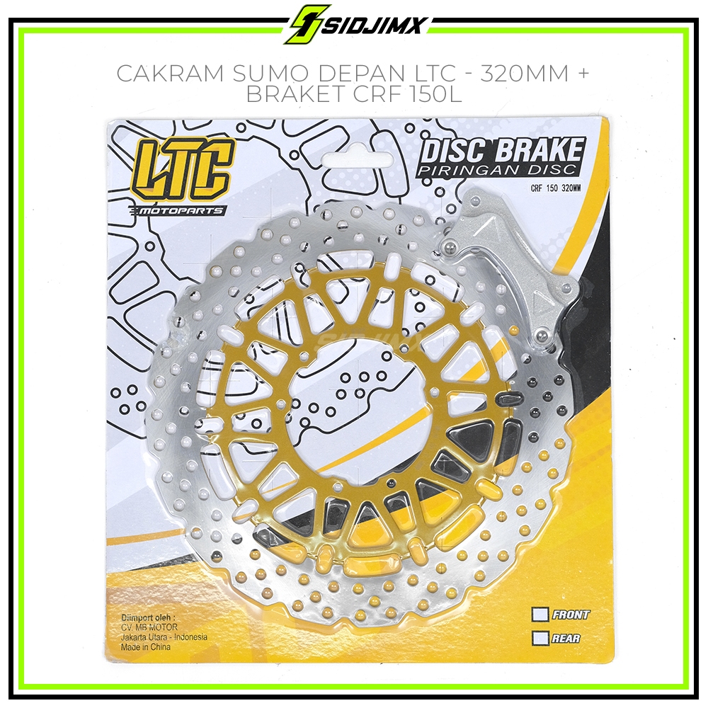 Jual Piringan Cakram Disk Brake Depan Supermoto Mm Mm Crf L Klx S L Bigfoot