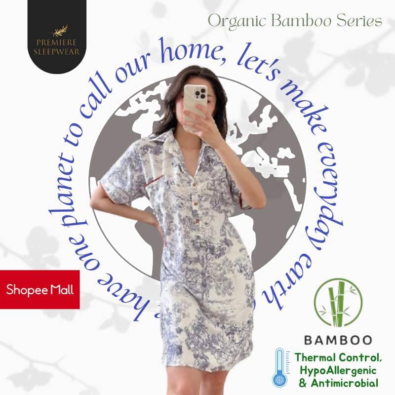 Jual Premiere Sleepwear™️ - ORGANICBAMBOO sleepwear all model | Shopee ...