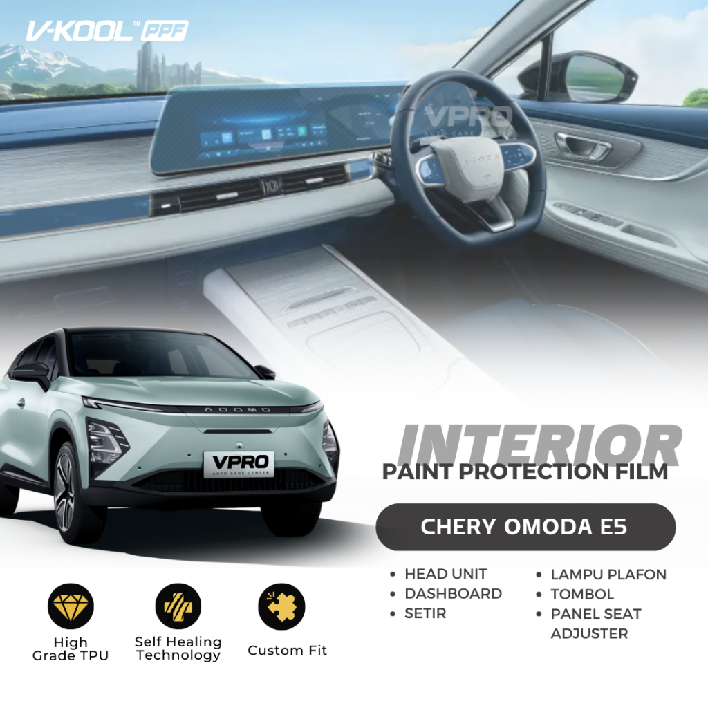 Jual VKOOL PPF Interior Protector Chery Omoda E5 / 5 EV - Konsol Panel ...