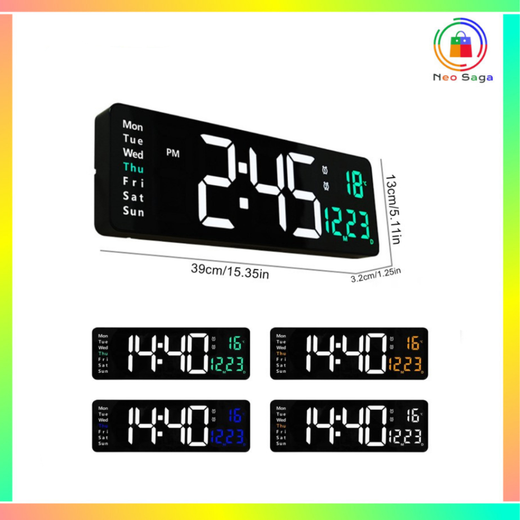 Jual Jam Dinding JD-6629 Digital Smart Alarm/Jam Dinding LED Digital ...