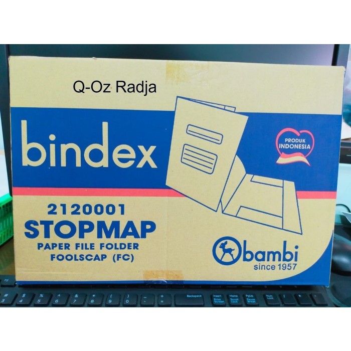 Jual Map Kertas / Lamaran Kerja Stopmap Folio 180 gr - BINDEX ...