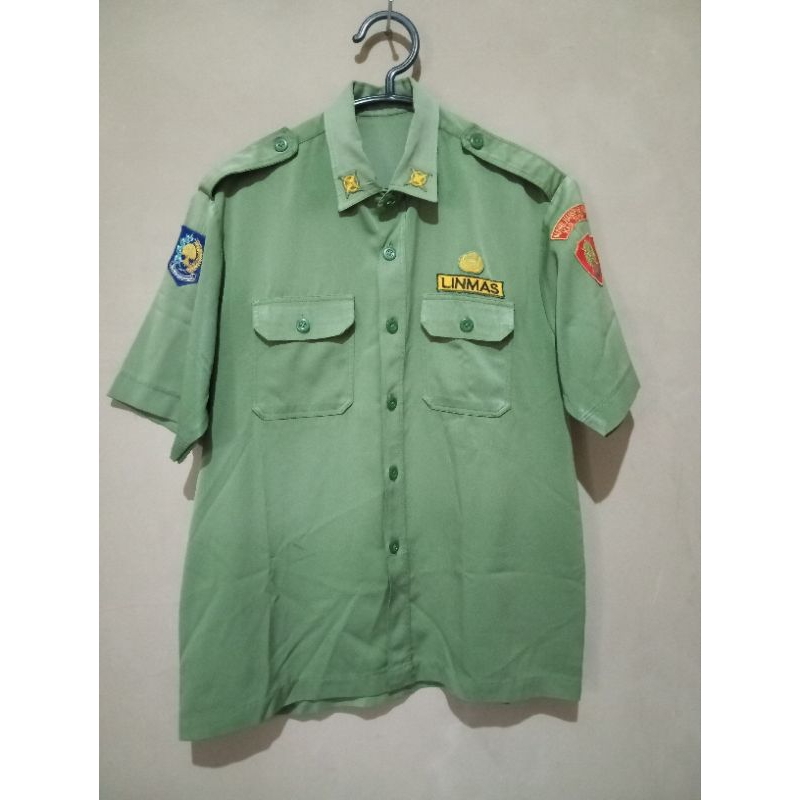 Jual Seragam satu set Baju dan Celana - Baju LINMAS/Baju PNS/Baju Guru