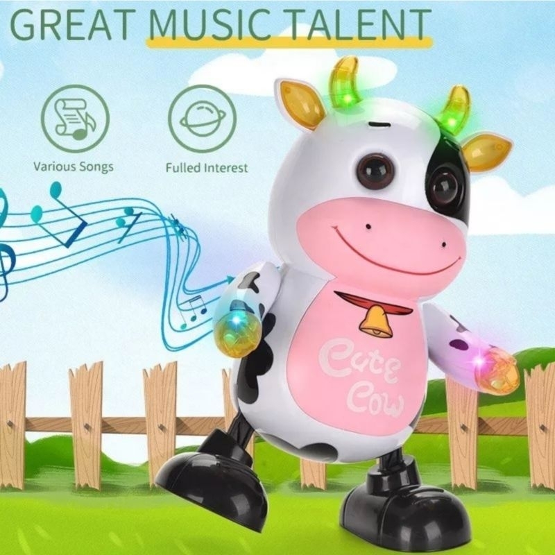 Jual Mainan Sapi joget/ sapi dancing dus/Cute cow dus/ terbaru | Shopee ...