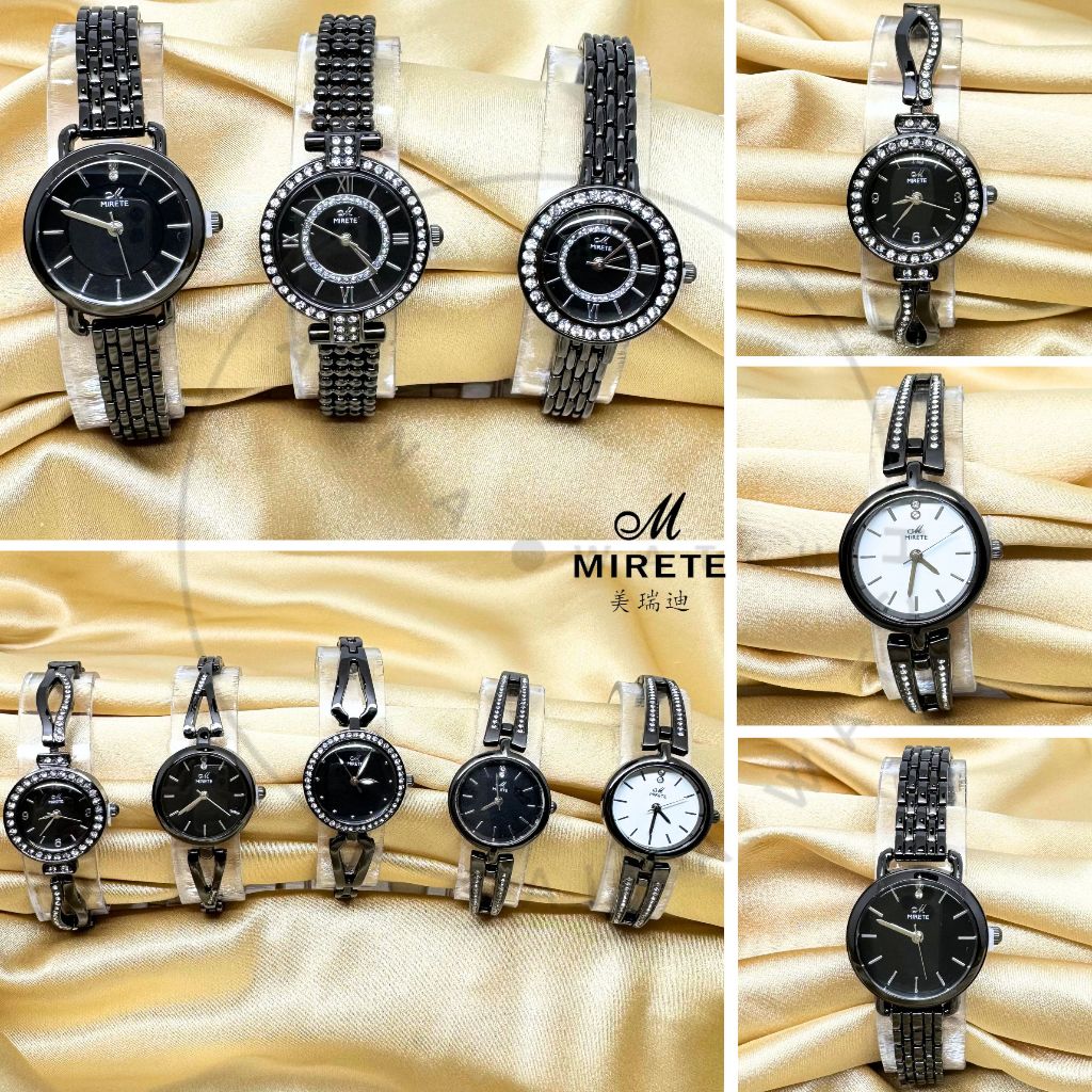 Jual Jam Tangan MIRETE MRT-RT14 Wanita Bulat Diameter Kecil Strap ...