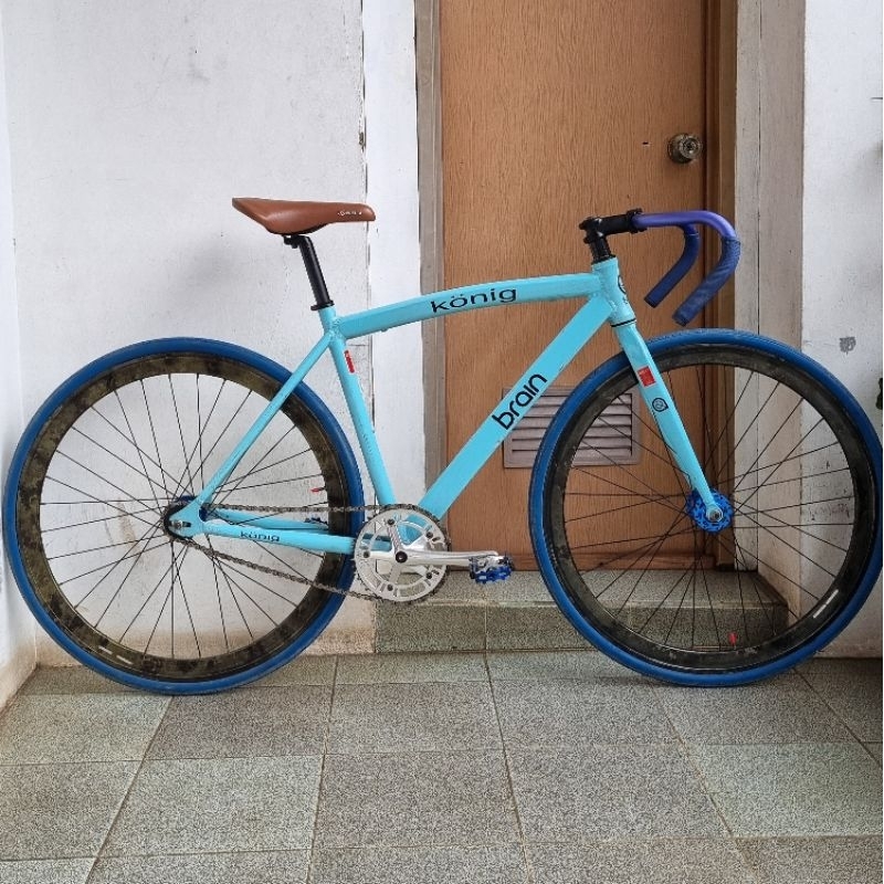 Jual fullbike fixie alloy brain konig doltrap size 50 Shopee Indonesia