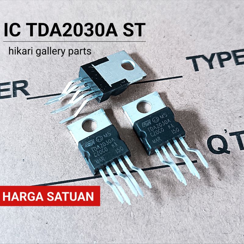 Jual IC TDA 2030 ST / TDA2030A TDA 2030A Berkualitas + Tebal Ori High ...