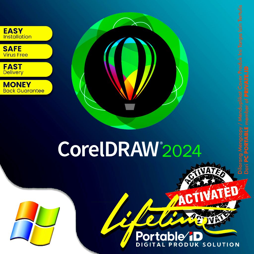 Jual CorelDraw Graphics Suite 2024 V25 (X64) Pre-Activated | Shopee ...