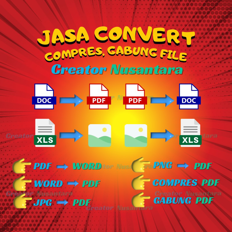 Jual jasa convert file word ke pdf pdf ke word jpg ke pdf kompres