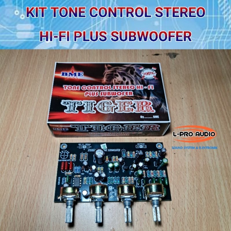 Jual Kit tone control stereo HI FI plus subwofer TIGER | Shopee Indonesia