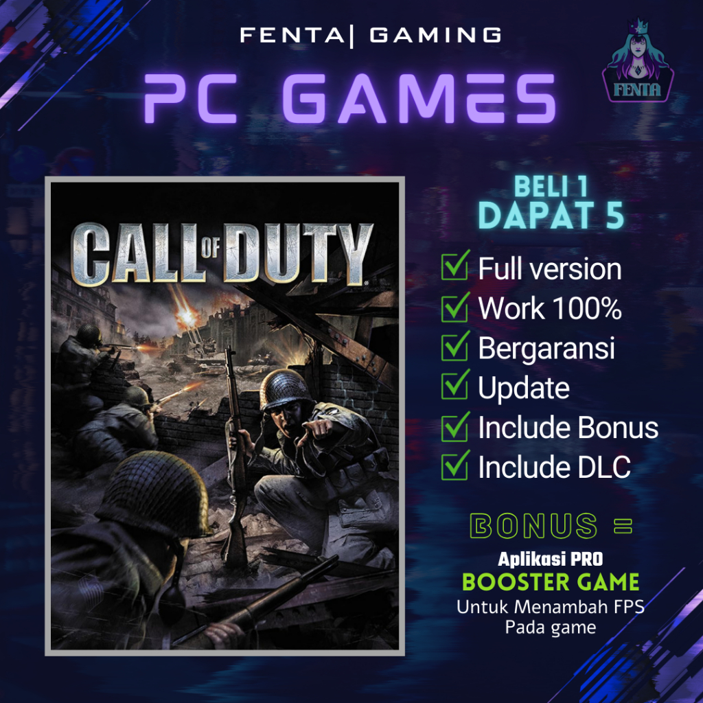 Jual Call Of Duty Deluxe Edition Game Pc Game Laptop Shopee Indonesia