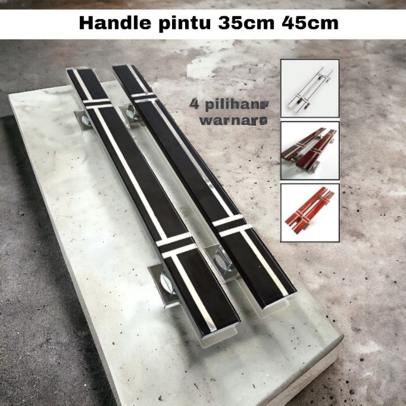 gagang pintu rumah stainless 45cm 60cm pegangan pintu rumah minimalis