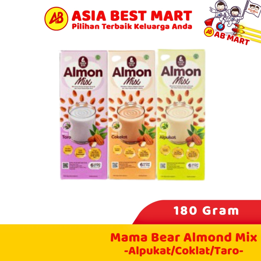 Jual Mamabear Mama Bear Almond Mix Alpukat Coklat Taro 180 Gr Asi Booster Pelancar Asi Shopee 7605