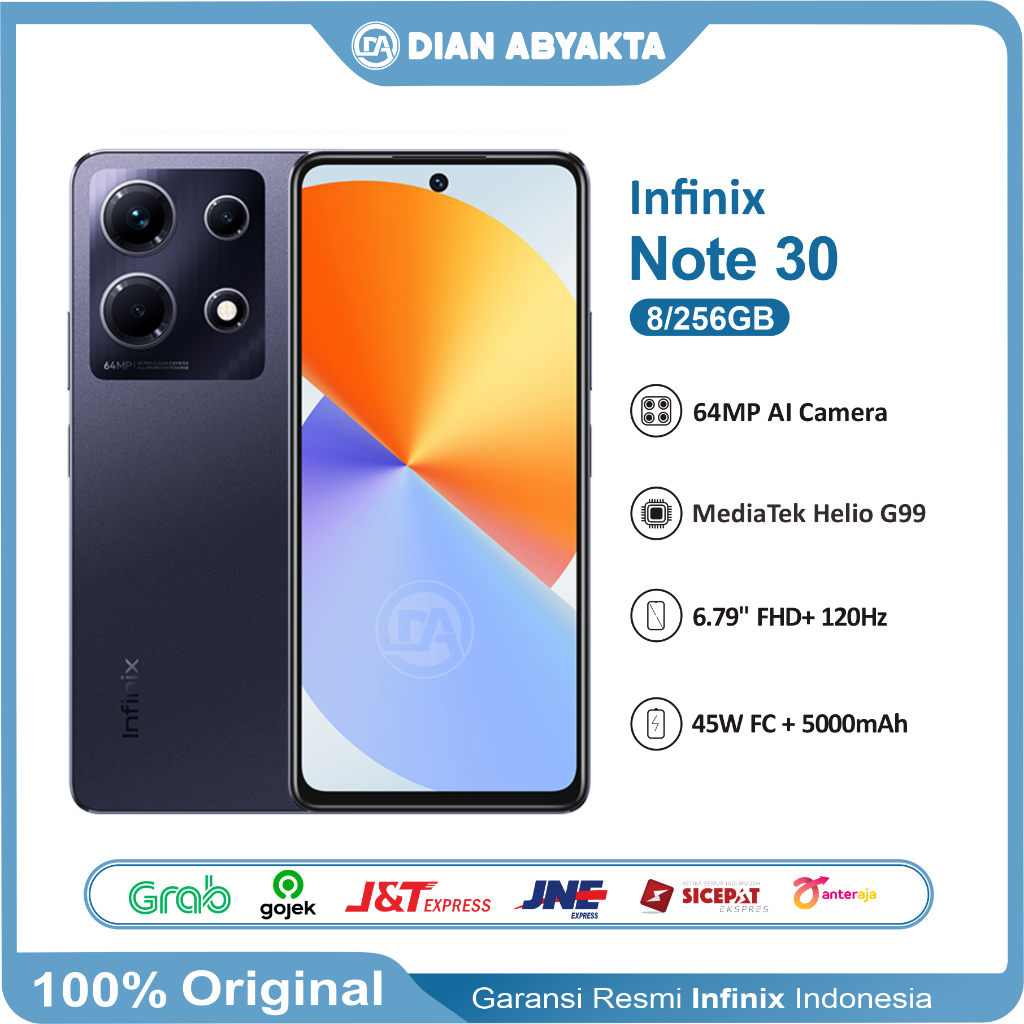 Jual Infinix Note 30 8/256GB Garansi Resmi | Shopee Indonesia
