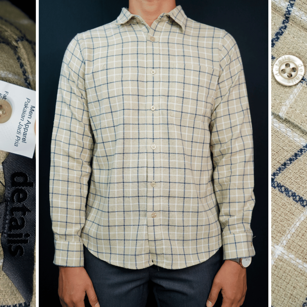 Cloth Id  Kemeja Casual Motif Klasik