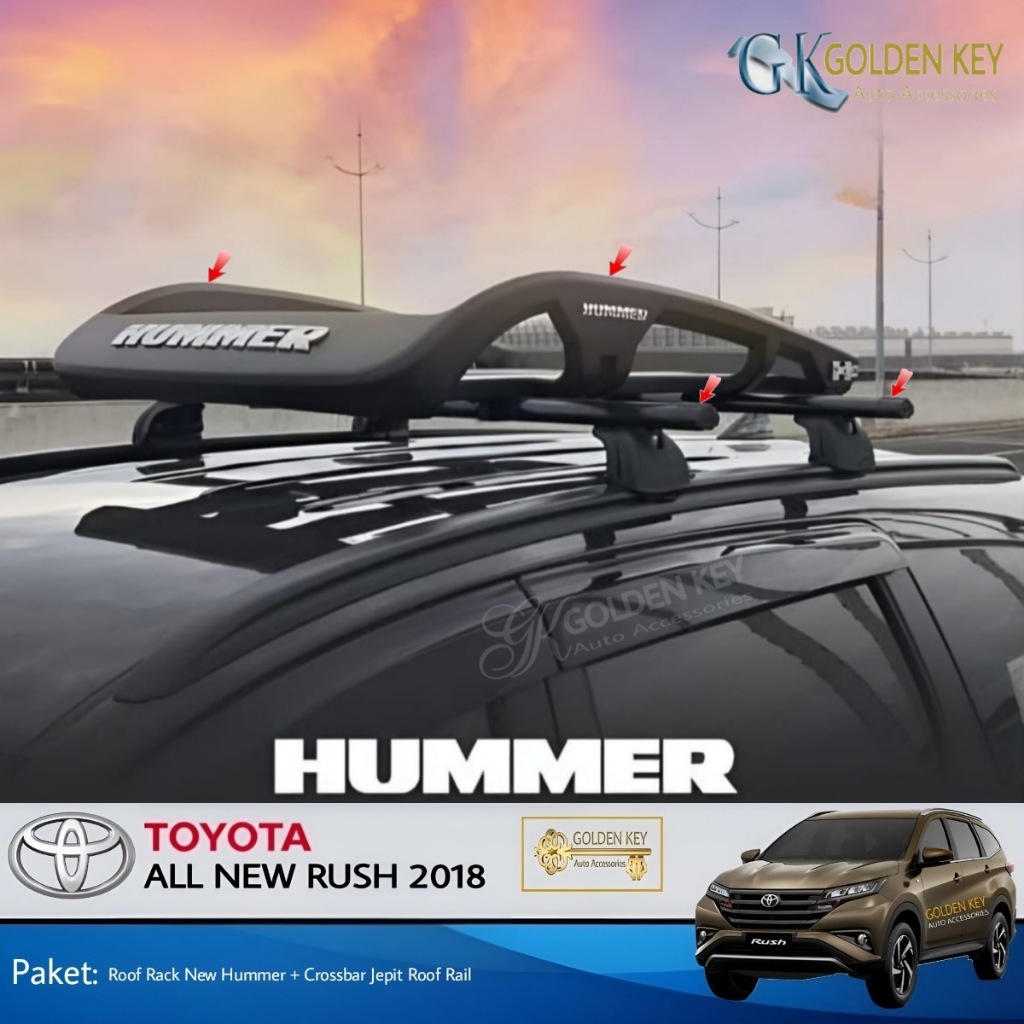 Cross bar all new rush 2018 sales
