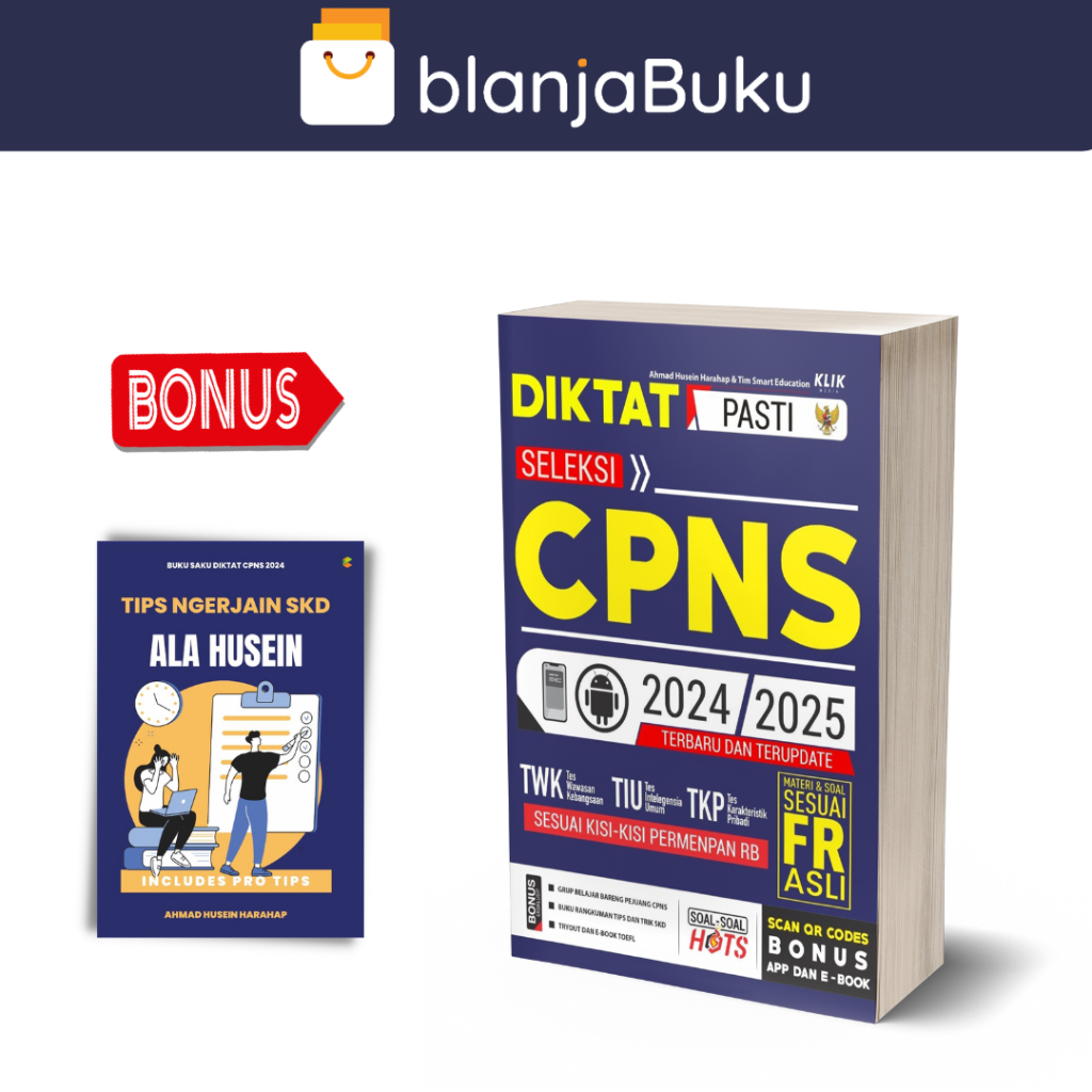 Jual BUKU CPNS 2024 PENALARAN / TAKTIS CPNS 2024 / BIDIK CPNS 2024 ...