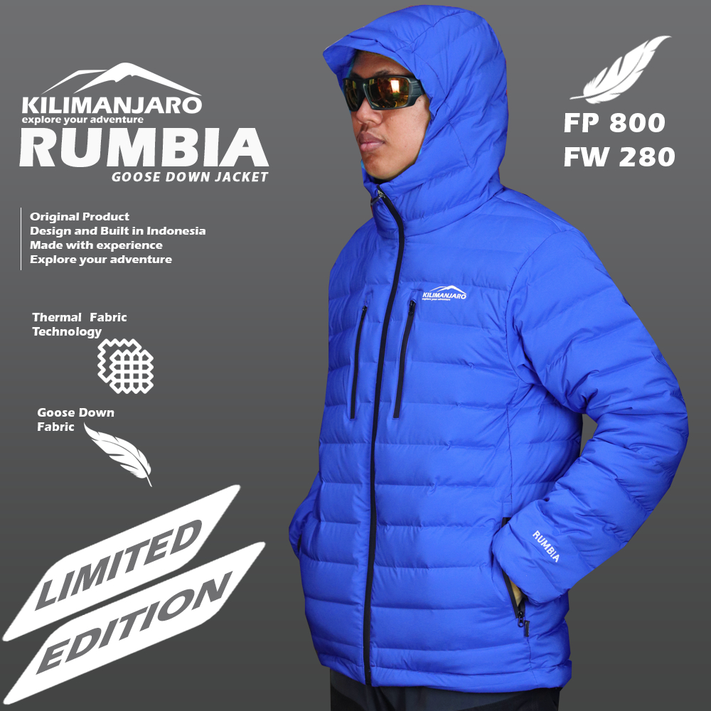 Jual Jaket Bulu Angsa Kilimanjaro Rumbia Goose Down Jacket