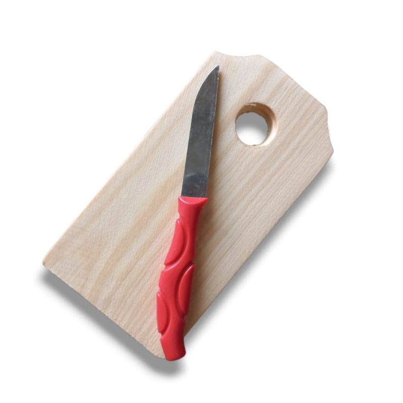 Jual Talenan & Pisau Mini Bahan Kayu Mahoni | Shopee Indonesia