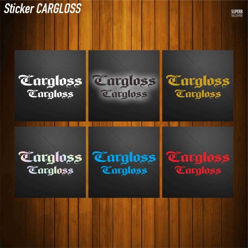 Jual cuting sticker helm cargloss | Shopee Indonesia