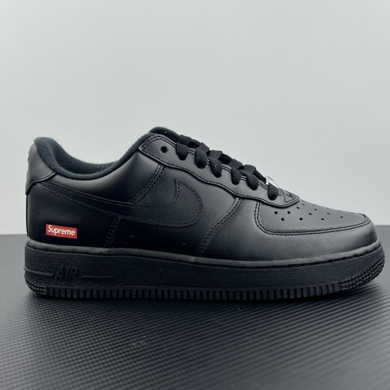 Jual Supreme Air Force 1 Low Black Box Logo Godkiller | Shopee Indonesia