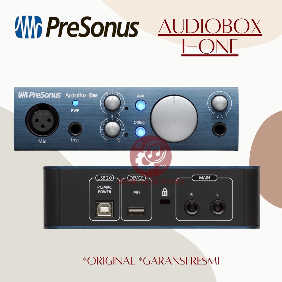 Jual Presonus Audiobox I-ONE ione USB Audio Interface Original | Shopee ...