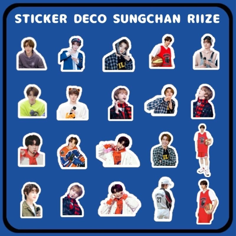 Jual Sticker Deco SUNGCHAN RIIZE | Shopee Indonesia