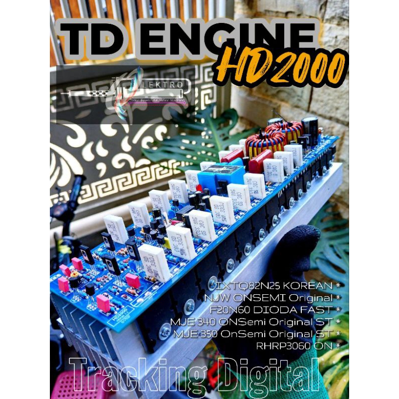 Jual Driver Amp TD CLASS E- ENGINE HD2000 | Tracking Digital | 2U