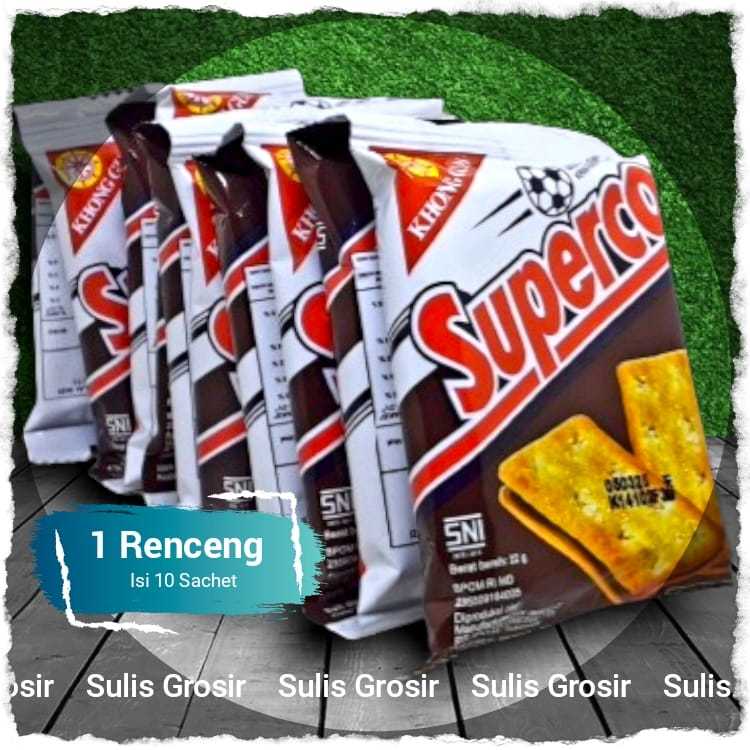 Jual Khong Guan Superco Chocolate 1 Renceng Isi 10 sachet | Shopee ...