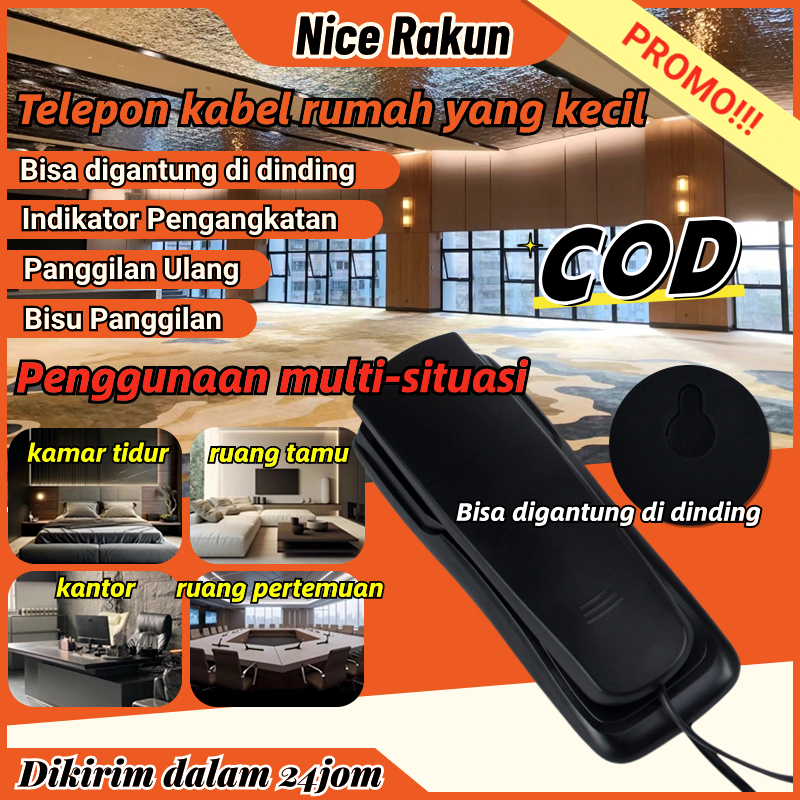 Jual Promo Telepon Kabel Rumah Yang Kecil Dan Dipasang Di Dinding