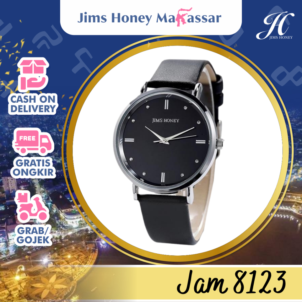 Jual JIMS HONEY MAKASSAR 8123 Jam Tangan Analog Wanita Jimshoney