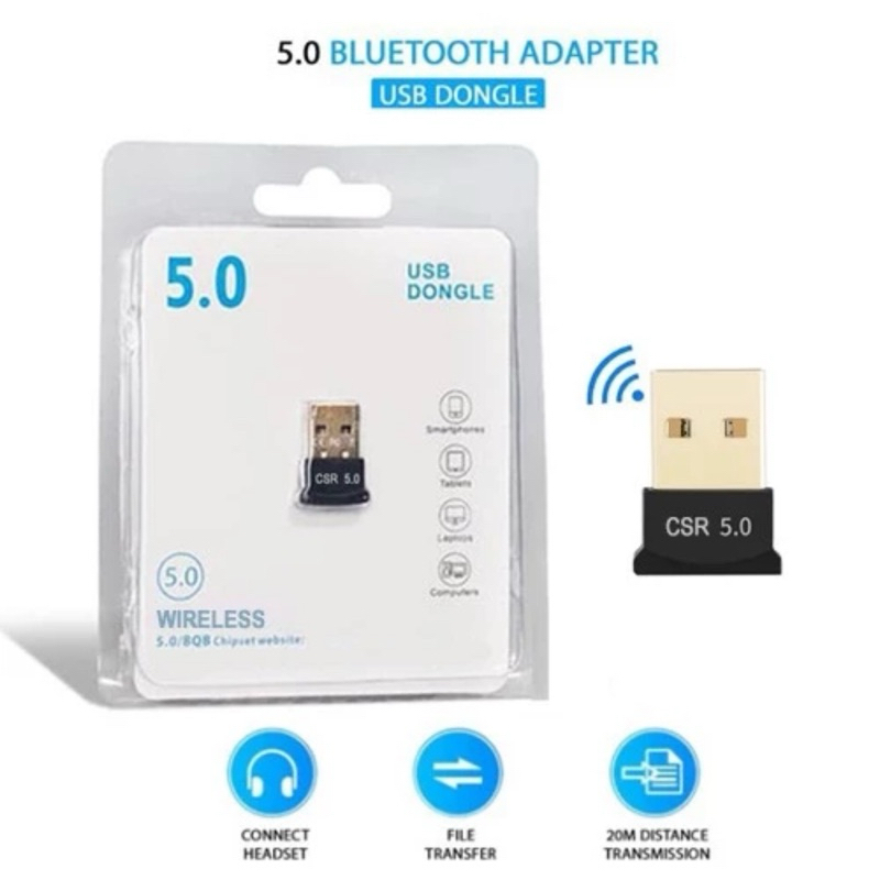 Jual usb bluetooth dongle 5 0 adapter wireless receiver pc laptop