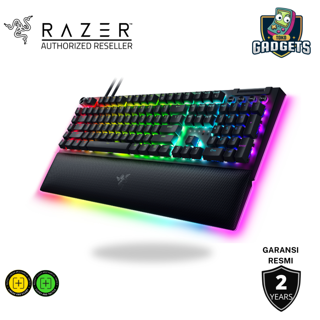 Jual Razer BlackWidow V4 Pro 8000Hz Polling rate RGB Mechanical Gaming ...