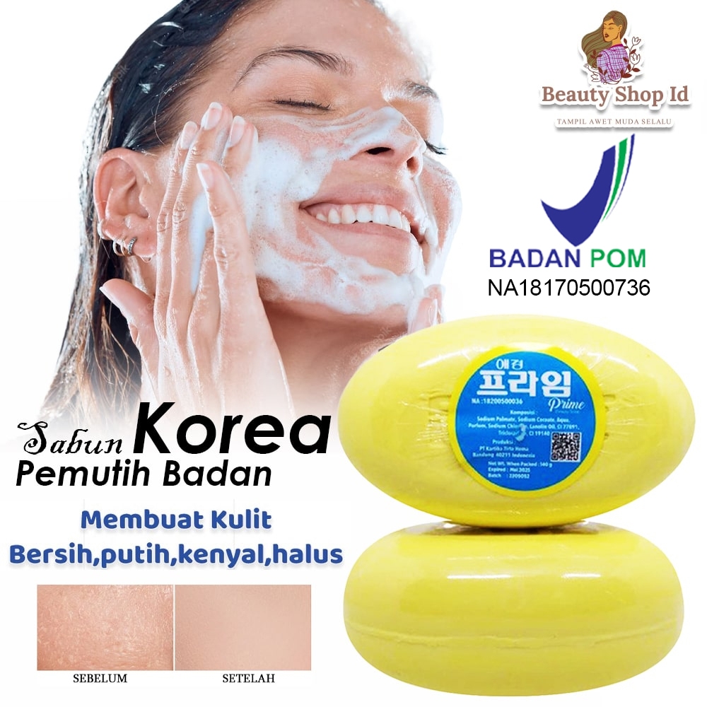 Sabun Pemutih Badan & Wajah Sabun Korea Golden Egg Soap BPOM