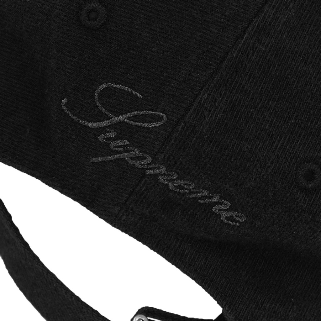 Jual Supreme Stone Island Denim 6-Panel Black Cap | Shopee