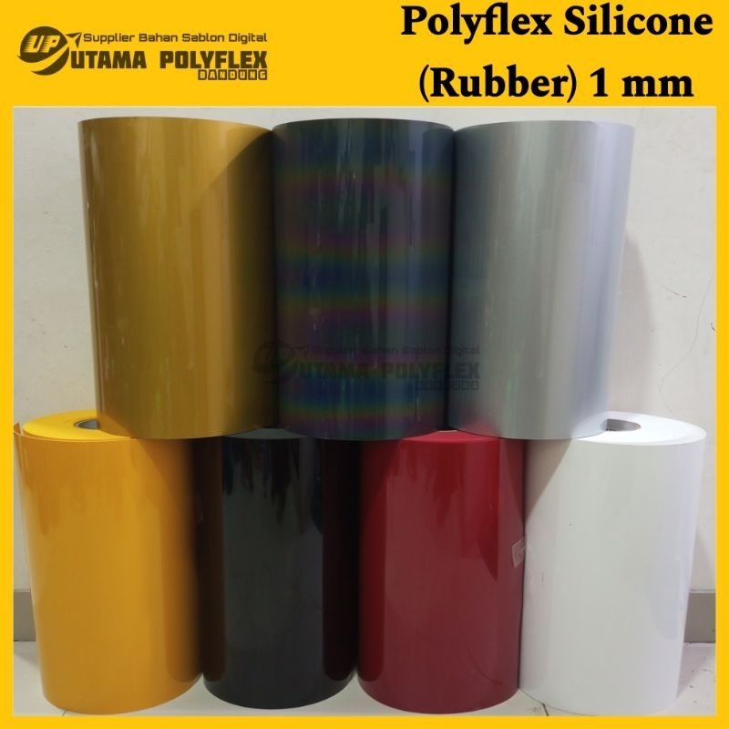 Jual Polyflex Silicone Tebal 1 mm / Poliflex Silikon / Bahan Sablon ...