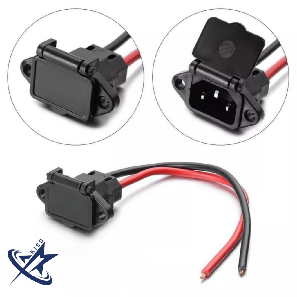 Jual KISO Socket Charger Port Plug Input Casan Sepeda Listrik Universal ...