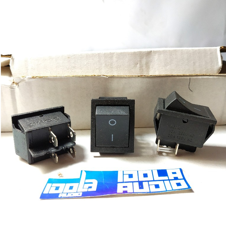 Jual Saklar Power Besar On - Off Tanpa Lampu 4 PIN | Switch On Off 4 ...