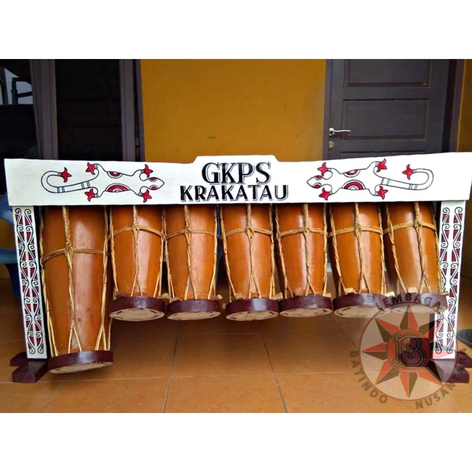 Jual Gonrang/Gondang Sipitu-pitu (Gonrang/Gondrang Simalungun) PREMIUM ...