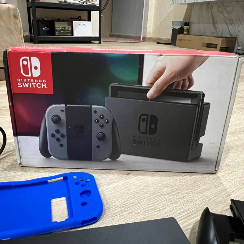 Jual Nintendo Switch Second V1 CFW Fullset Ori Grey | Shopee Indonesia