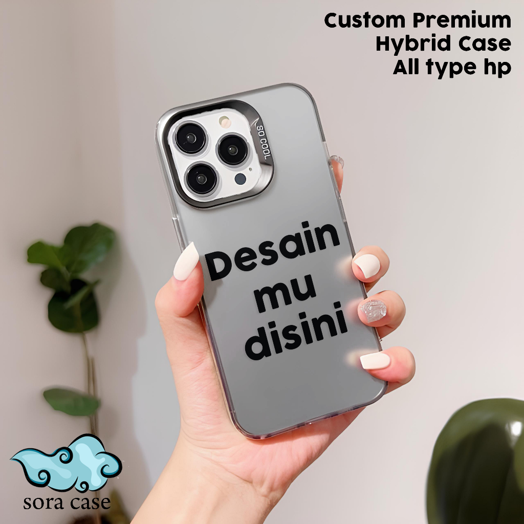 Jual Casing Custom Premium Hybrid Bebas Desain untuk iphone, samsung ...