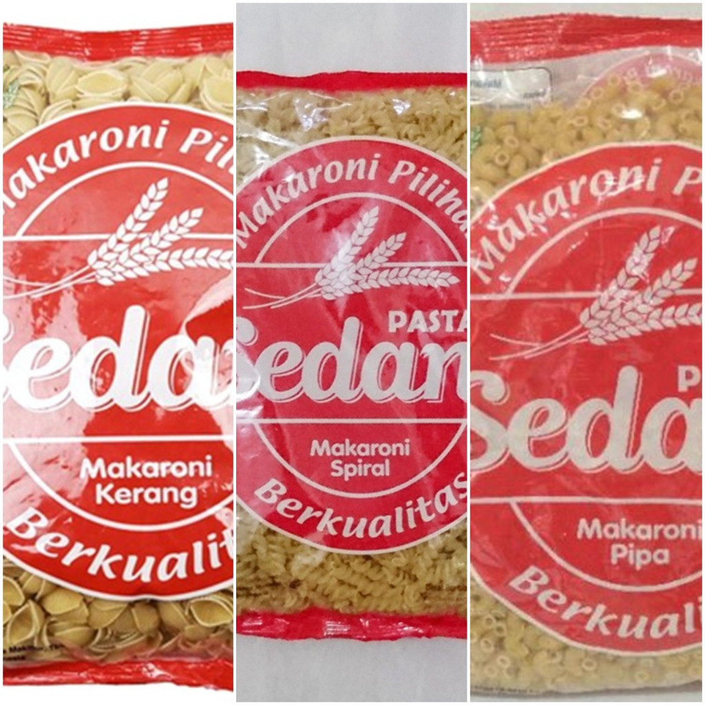 Jual [ DE VINCA ] Makaroni Sedani 1 Kg Spiral Pipa Kerang Pasta Kriwil ...
