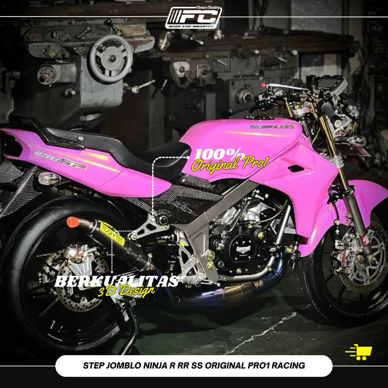 Jual STEP FOOTSTEP BELAKANG JOMBLO NINJA R SS RR ZX CNC DURALIUM ...