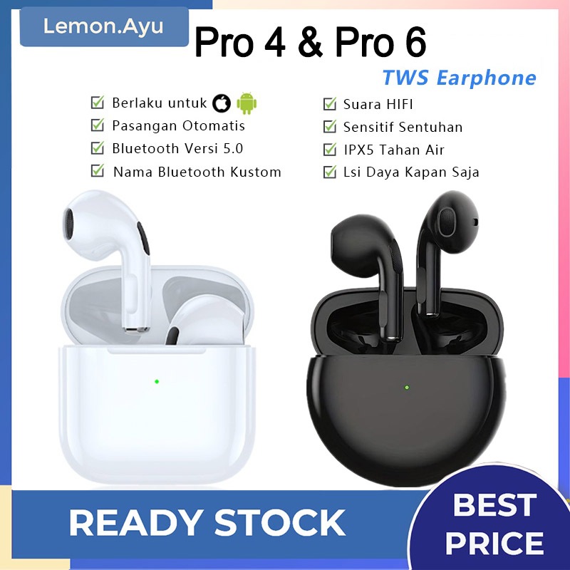 Jual Inpods Pro Pro Tws Earphone Bluetooth V Headset Hifi Stereo Wireless Earphones