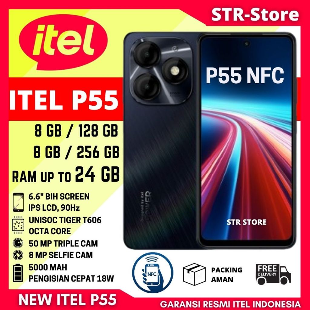 Handphone Itel P55 NFC