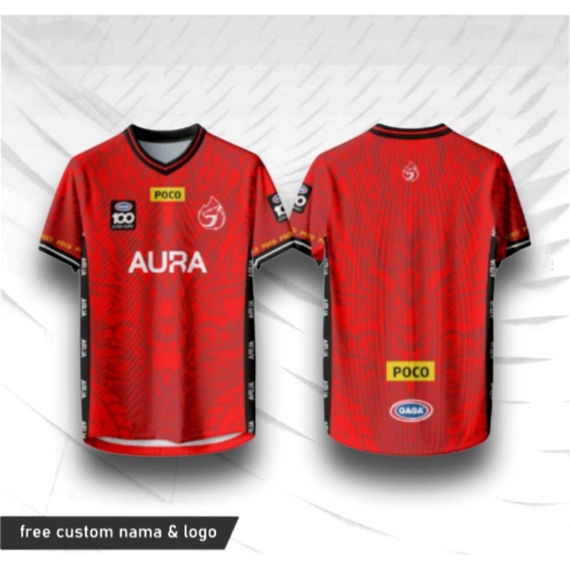 Jual jersey gaming tim aura esport terbaru s13 kaos gaming tim aura ...